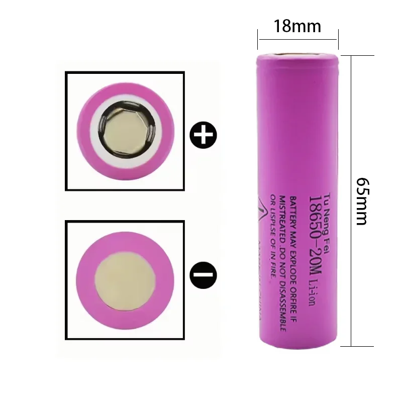 

3.7V Lithium 18650 New 100% Original 2000mAh Rechargeable Battery Suitable for GTL Evrefire Flashlight Battery Electronic Toys