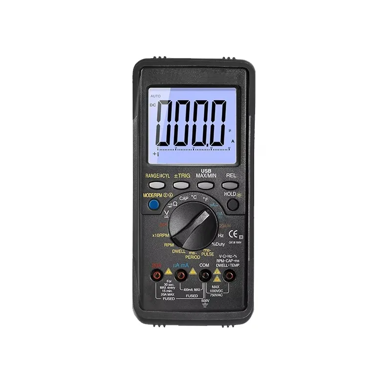 

Автомобильный цифровой мультиметр высокой точности для измерения напряжения (AC/DC), тока и сопротивления, электрический тестер для диагностики грузовиков