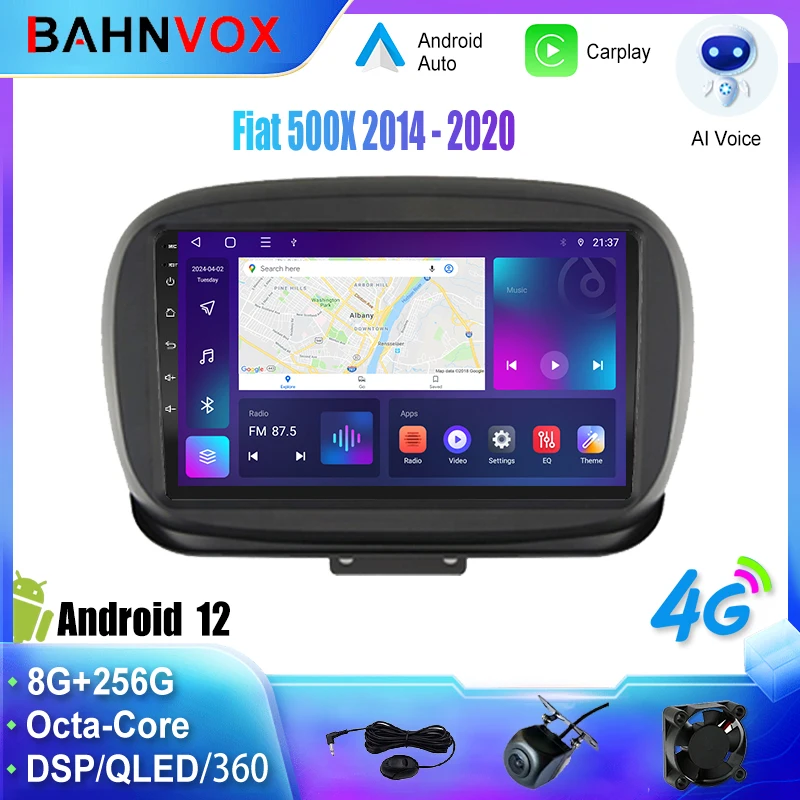 

Android Car Radio GPS Navigation Multimedia Video Player for Fiat 500X 2014 2020 Stereo Tape Recorder Screen Head Unit Carplay