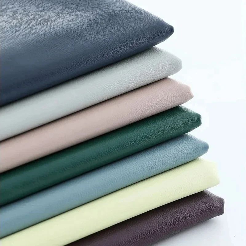 

Stretch Luxury Synthetic Leather Fabric PU By Meter for Clothing Pants Sewing Waterproof Pu Skin Friendly Breathable Red White