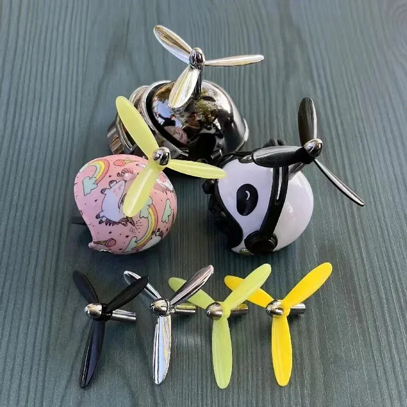 Car Duck Shark Panda Helmet Luminous Propeller Strap Sunglasses Gold Chain Bike Rubber Duck Accessories Wholesale in Bulk