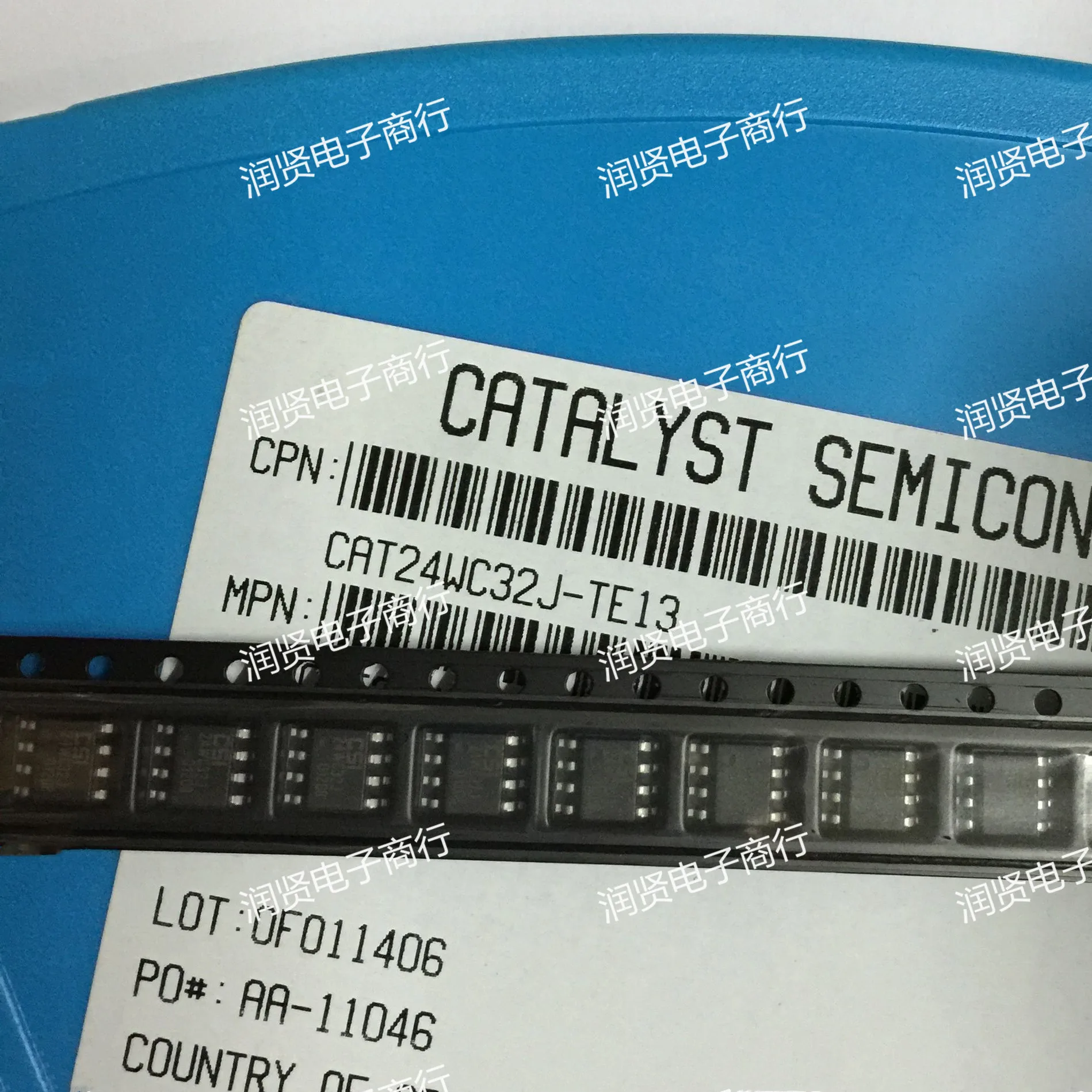 5PCS CAT24WC32J-TE13 CAT24WC32J SOP8 Marca original novo