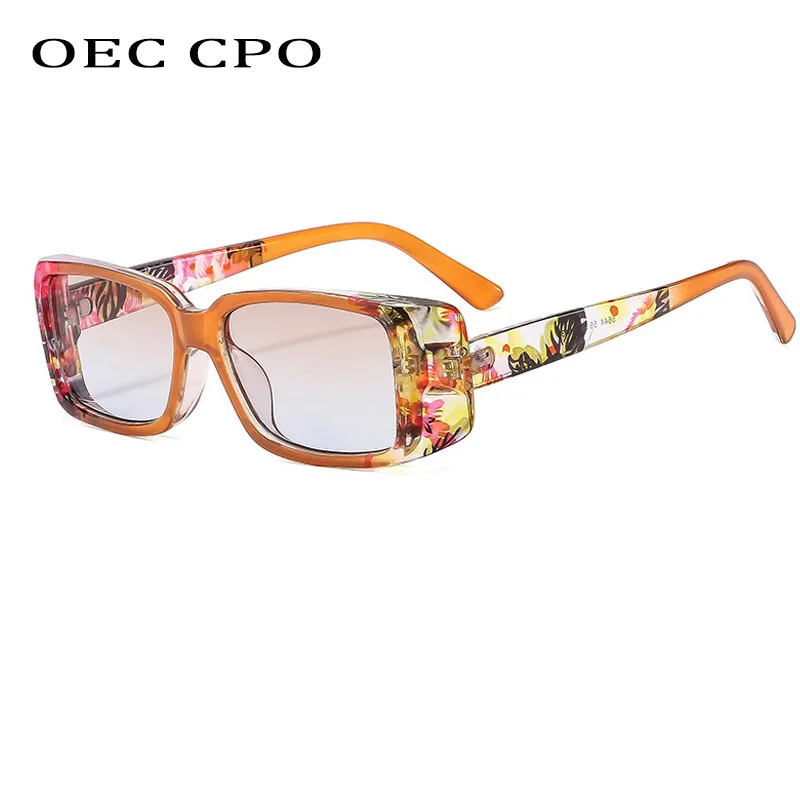 Elegant Multicolour Square Sunglasses Women Fashion Punk Rectangle Sun Glasses Female Brand Shades UV400 Eyewear Oculos De Sol