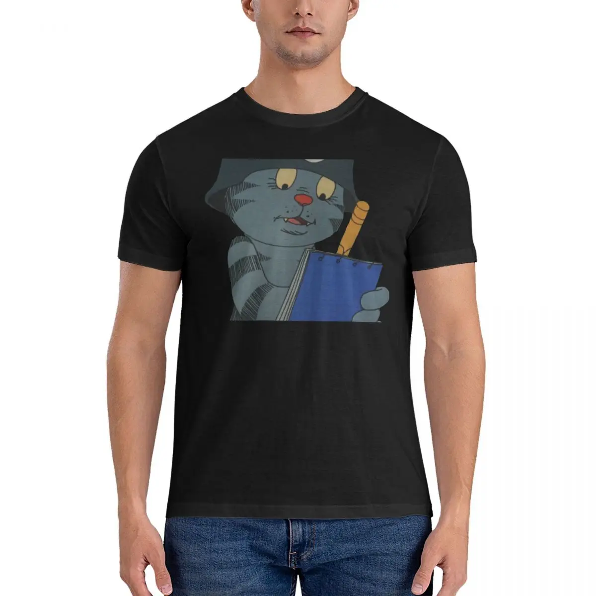 Men's Cute T Shirts T-The Nine Lives of Fritz the Cat Cotton Clothes Unique Short Sleeve O Neck Tees New Arrival T-Shirt