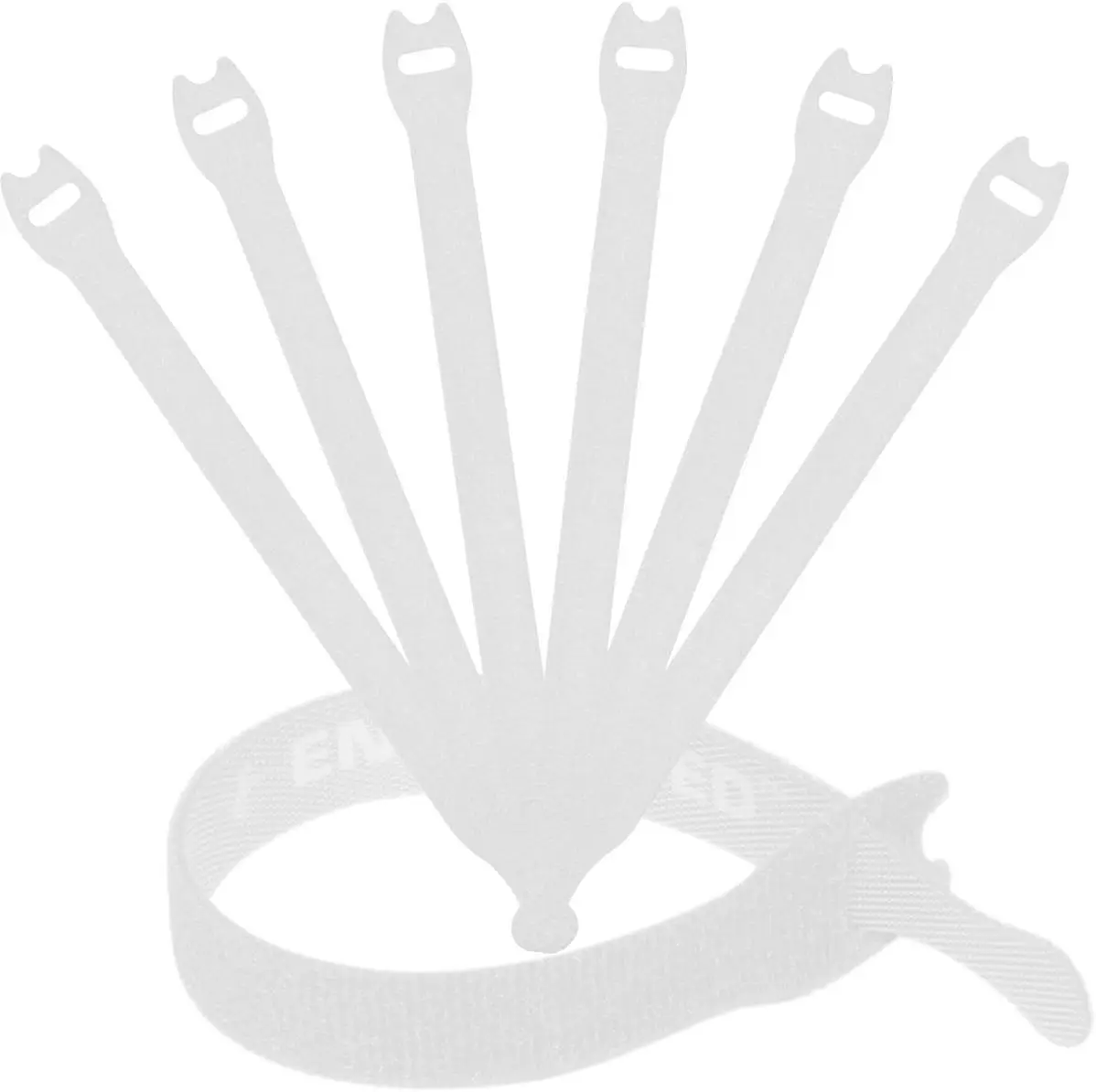 

Reusable Cable Ties 1/2" x 8" for Cable Management and Organizing Cords - 30 Pack with 2 Bonus Straps
