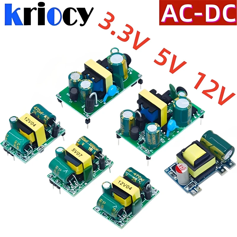 AC-DC 3.3V/5V/12V Precision Buck Converter AC 220v to 5v DC step down Transformer power supply module 1A 12W 700MA 450MA