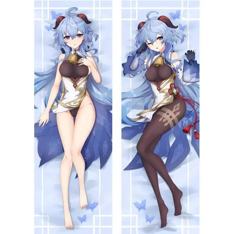 

Anime Genshin Impact Ganyu Dakimakura Case Home Decor Items Hing Body Pillow Cover