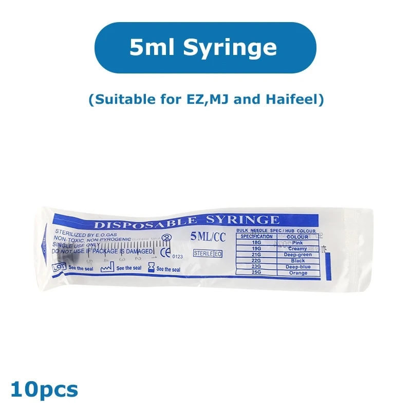 10 قطعة نصائح تعقيم عالية الجودة أنبوب مرشح الضغط السلبي 5/9 دبابيس إبرة لاستبدال بندقية EZ أجزاء جهاز العناية بالبشرة