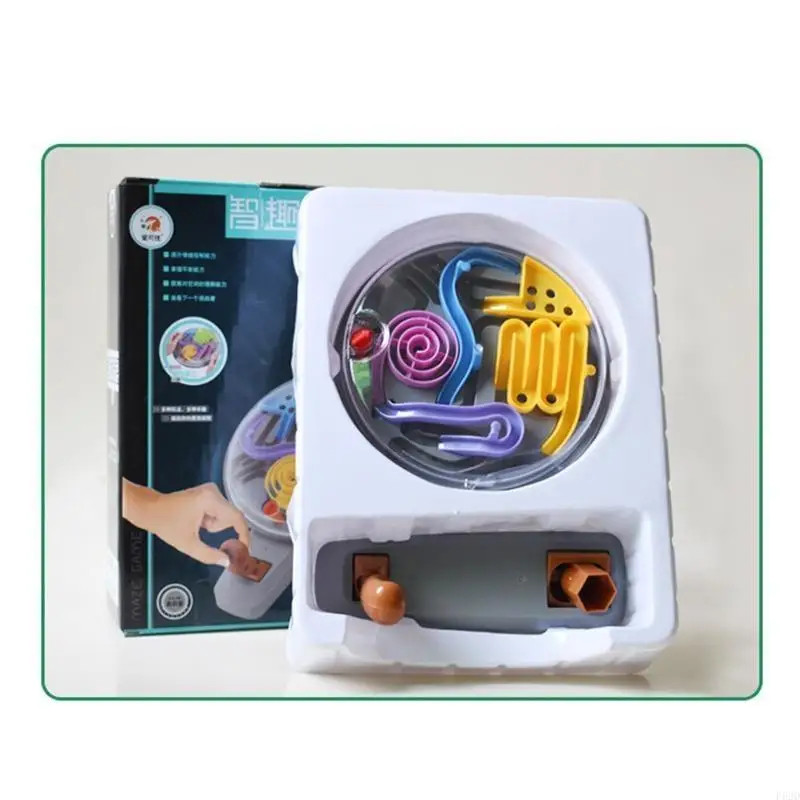 F62D Mazer Board Bead Bead Balance Balance Puzzle Toy Interactive Toy Estimulation Educación sensorial Toy Kid