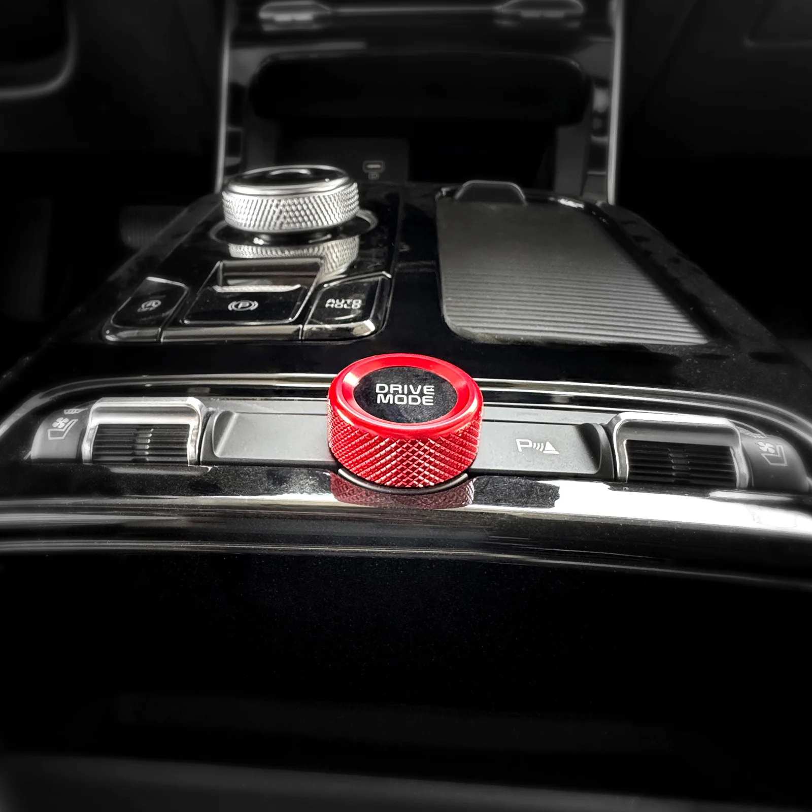 Aluminum Alloy Car Center Console Drive Model Switch Ring Trim Interior Style For Kia K5 DL3 2021-2025 Accessories