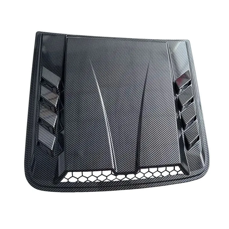 Car modification exterior hood decoration trend simulation body sticker vent, shark tooth engine trend
