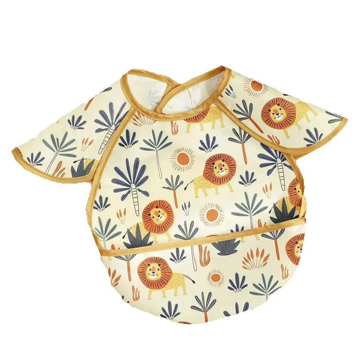 Bavoirs imperméables pour bébé, tablier réglable pour l'alimentation, la peinture, les jeunes, accessoires alimentaires, 1 pièce