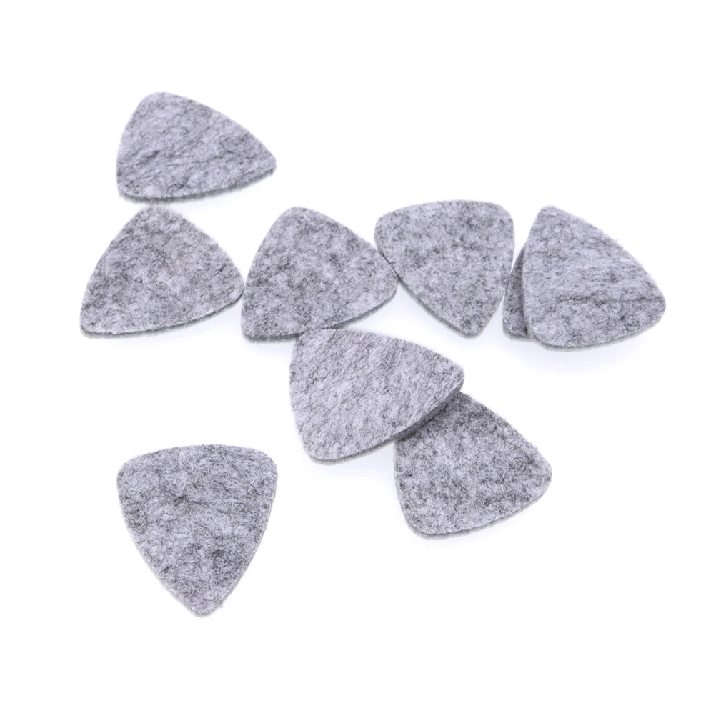 

10pcs Felt Guitar Picks Wool Plectrum Ukulele String Tool Durable Comfortable Acoustic Guitar Accessories