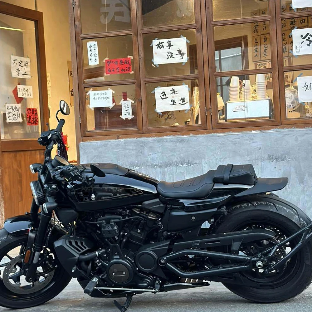 Motocykl Seat cestující pillion s zadní blatník prodloužení stříkající dávat pozor souprava pro harley sportster S RH1250S RH 1250 2021-2023