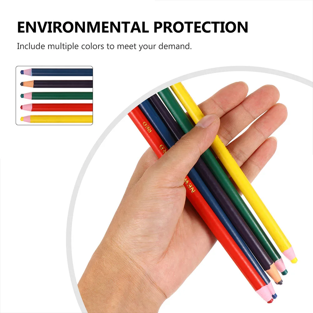 

Wooden Wax Pencils Multi Function Portable China Markers Peel Off Crayons Drawing Supplies Art Tools Strong Adhesion Colorful