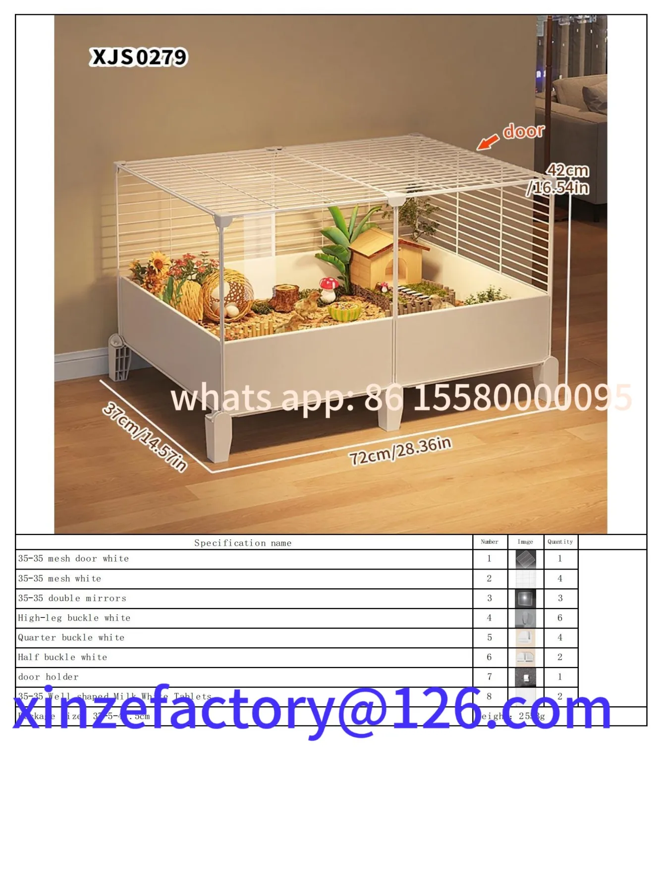 Customizable Small Animal , Indoor Brooding Chicken Cage, Quail Luxury Villa House