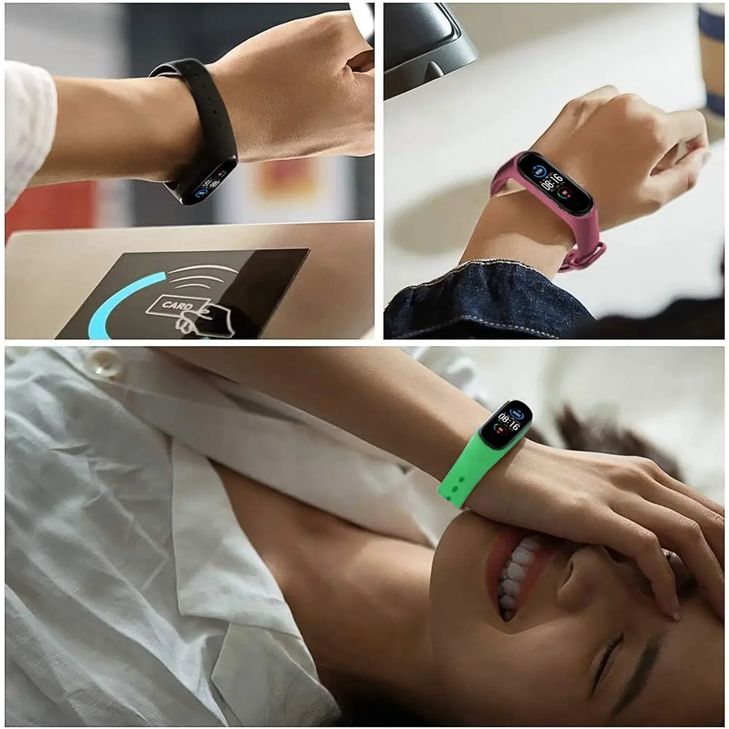 Nuovo braccialetto a 44 colori per Mi band 6 5 Accessori cinturino Sport Silicone mi band 4 3 Cinturino di ricambio per Xiaomi Mi band 7 8