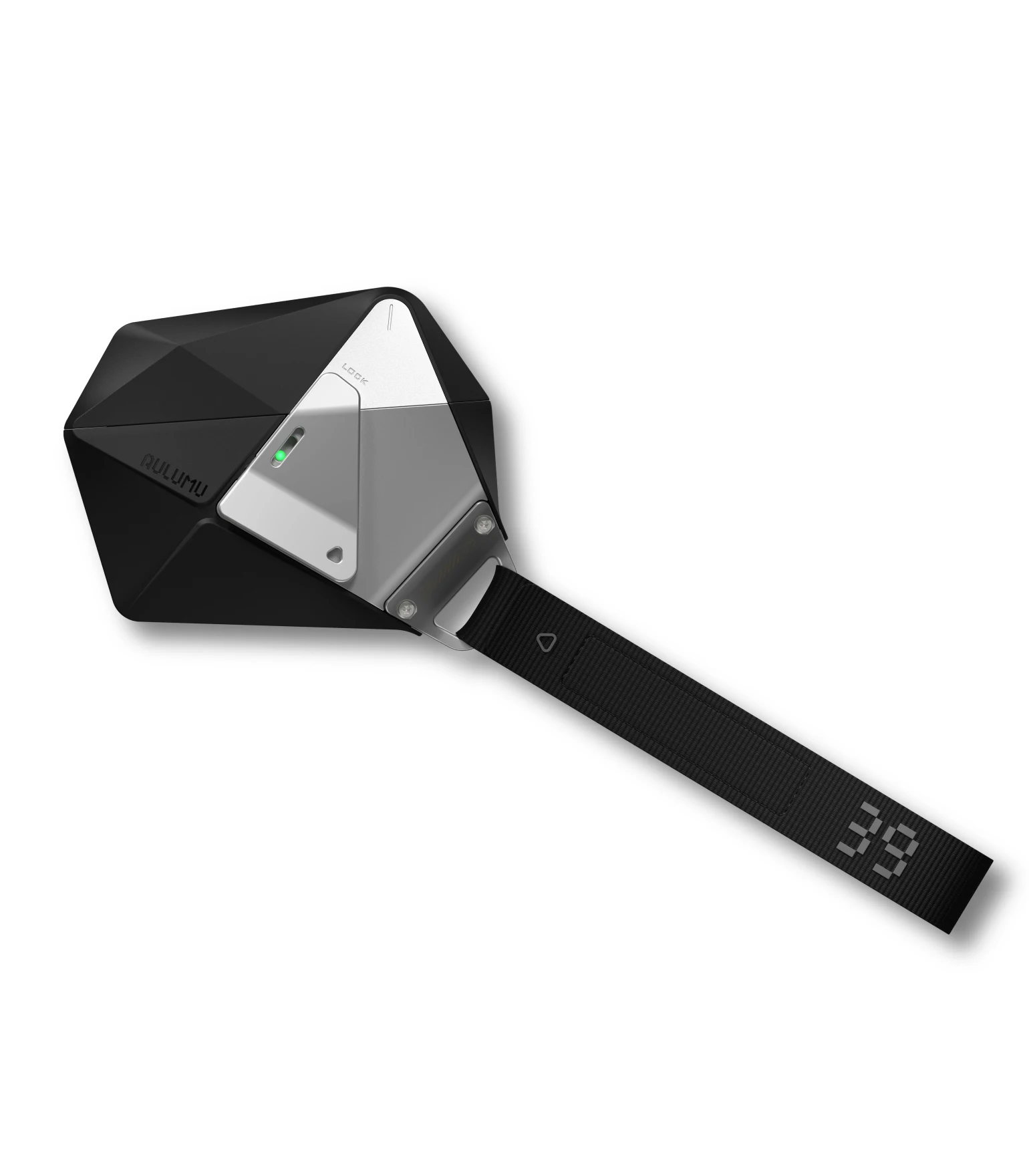 Aulumu A39 Geometrisch hoesje voor AirPods Pro 3 met slot, beschermhoes met nylon gesp en metalen beschermrand.