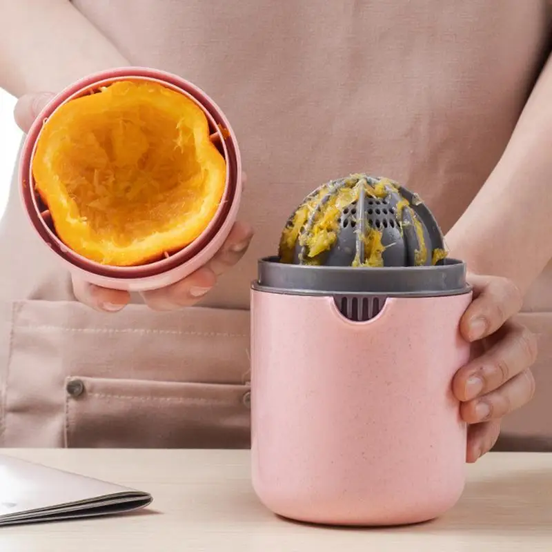 عصارة يدوية عصارة فواكه الحمضيات والبرتقال مع غطاء دوران الصحافة المضادة للانزلاق مخرطة لأدوات المطبخ فاكهة العنب والليمون #3