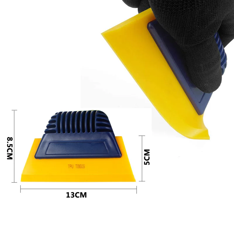 Silicone Scraper for Car Glass Rubber Squeegee Window Tint Tool Glass Water Wiper Mirror Cleaning Water Blade Car Accessories