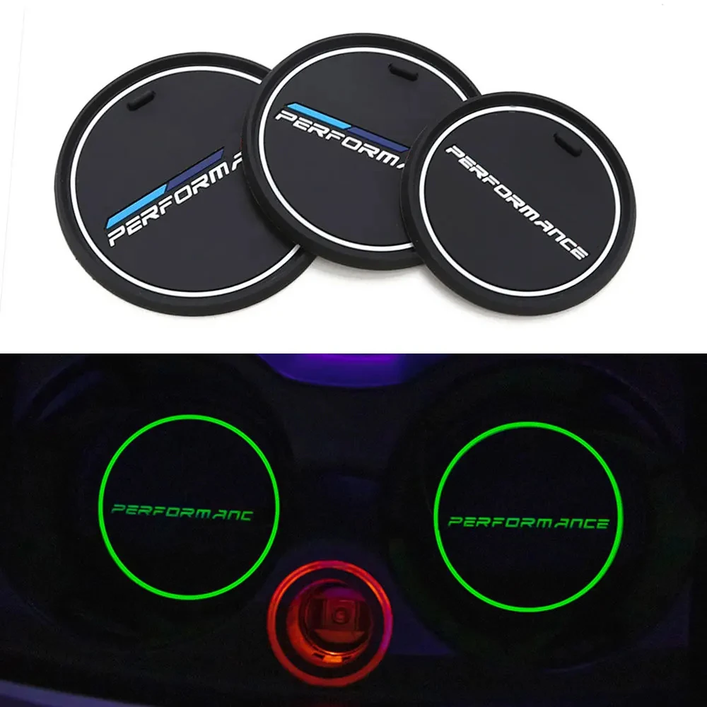 

2Pcs Anti-Slip Cup Pad For BMW F10 F11 F15 E60 E61 F01 G11 F25 G01 E91 G02 F15 G05 E70 F16 G06 M Car Coasters Cup Holder Mats