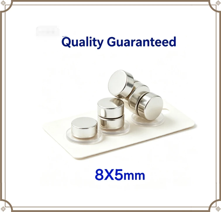 Super Strong N35 Neodymium Magnet 8x5mm Round Disc NdFeB Permanent Magnet For DIY Handmade Arts And Crafts