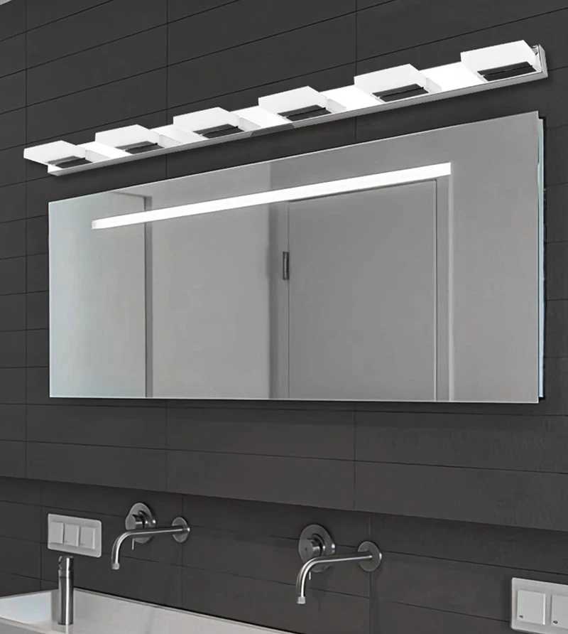 الحديثة بسيطة وحدة إضاءة LED جداريّة شريط مصابيح ضوء طول 50 سنتيمتر 90-260 فولت غرفة نوم السرير غرفة المعيشة زخرفة خلفية هندسة الفنادق #5