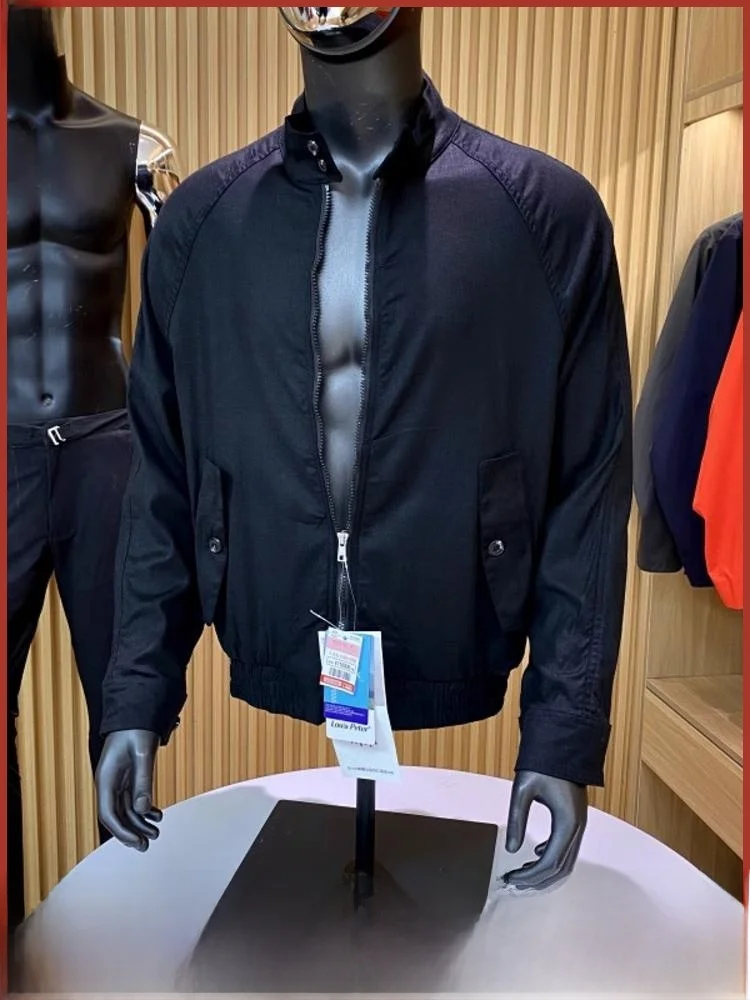 

Waed Linen Faionable Men's Jaet Youth Loose Fit Long Sve Zipper Closure Breathable Outdoor Sle Spring Summer