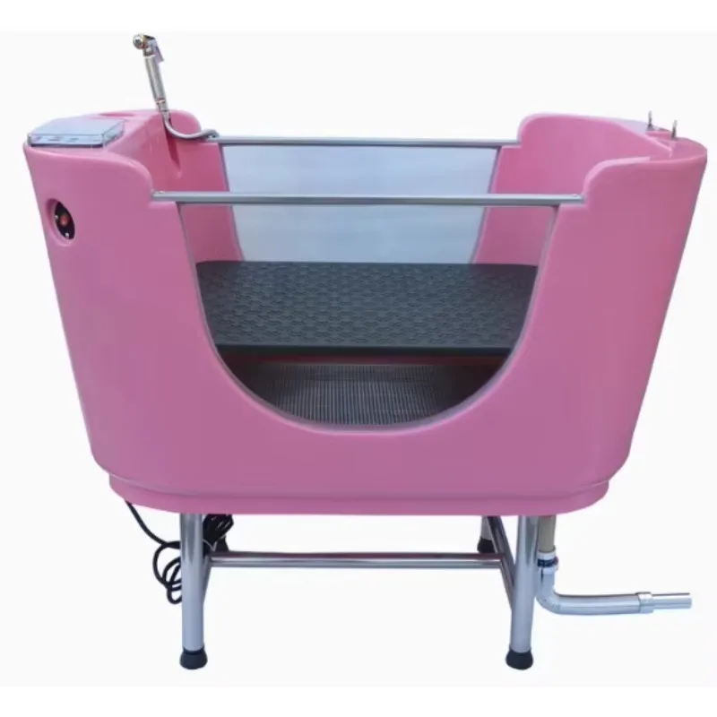 

Pet Grooming Bathtub Stainless Steel Pet Spa Bathtub Pet Dog Grooming Table Manual Grooming Table