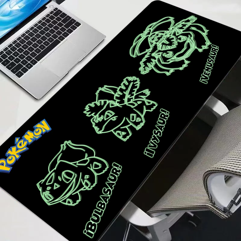 Large durable Mouse Pad Office Pokemon Pikachu Computer Desk Mat Table Keyboard Laptop Carpet Accessories Gaming Mousepad
