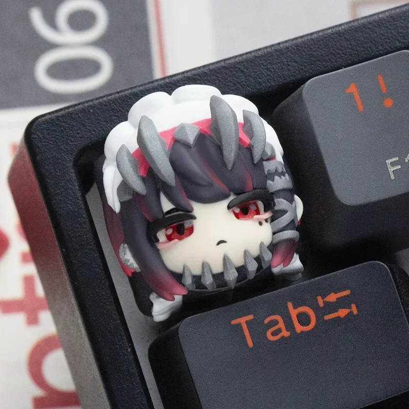 Nicole Artisan Keycap Custom Zenless Zone Zero Resin Keyboard Cap Handmade Cute Anime KeyCap for Mechanical Keyboard Accessories