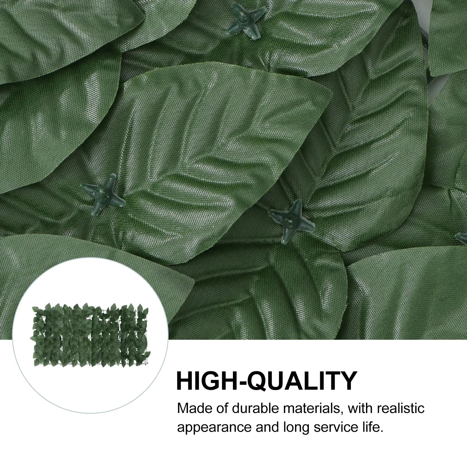 

Fake Leaf Hedge Simulated Fence Privacy Screen Leaves Wall Panel Decorative Fences Decorations Outdoor