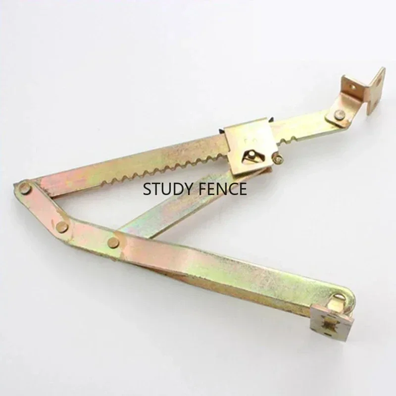 2pcs 205/235mm Iron Adjustable Folding Bracket Massage Bed Lifting Hinge Sofa Triangle Bracket Household Hardware Accessories