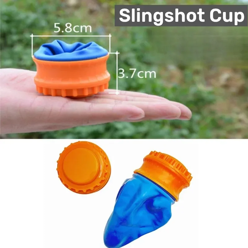 New Outdoor PVC Toy Slingshot,Powerful Pocket Slingshot,Ultrafast Hunting Shot Catapult Cup Tool