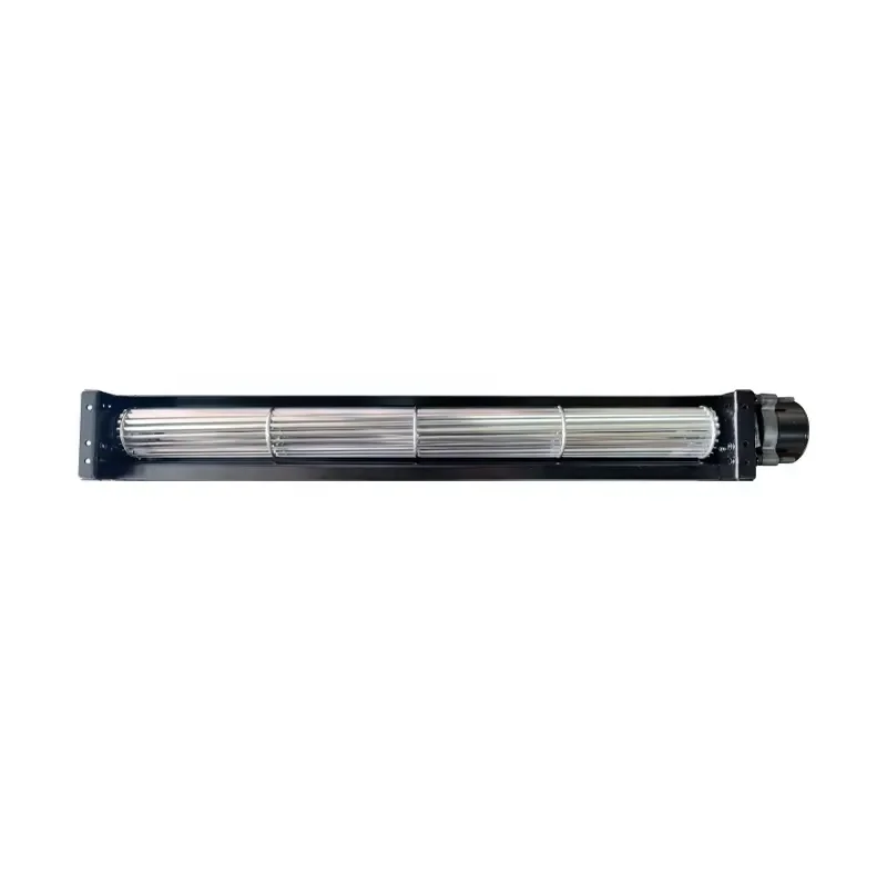 HR9439CBP12HL 120V AC Cross Flow Fan 1400 1600RPM 265 318CFM 43W 50W Steel Ball Bearing Blower for Elevator Ventilation