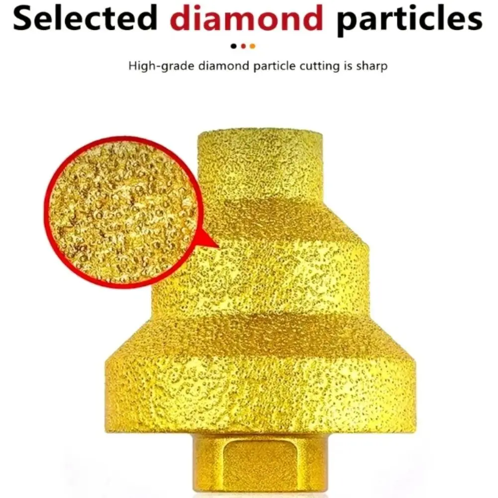 

Multi Size Adamas Chamfer Drill Bit Tapered Cone Integrated Bit Angle Grinder Thread Edge Trimming Multi Layer