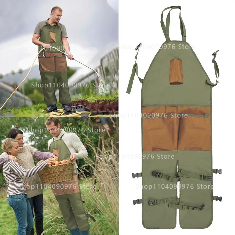 New gardening leggings apron garden trimming multi-pocket outdoor leggings picking apron anti-dirty apron
