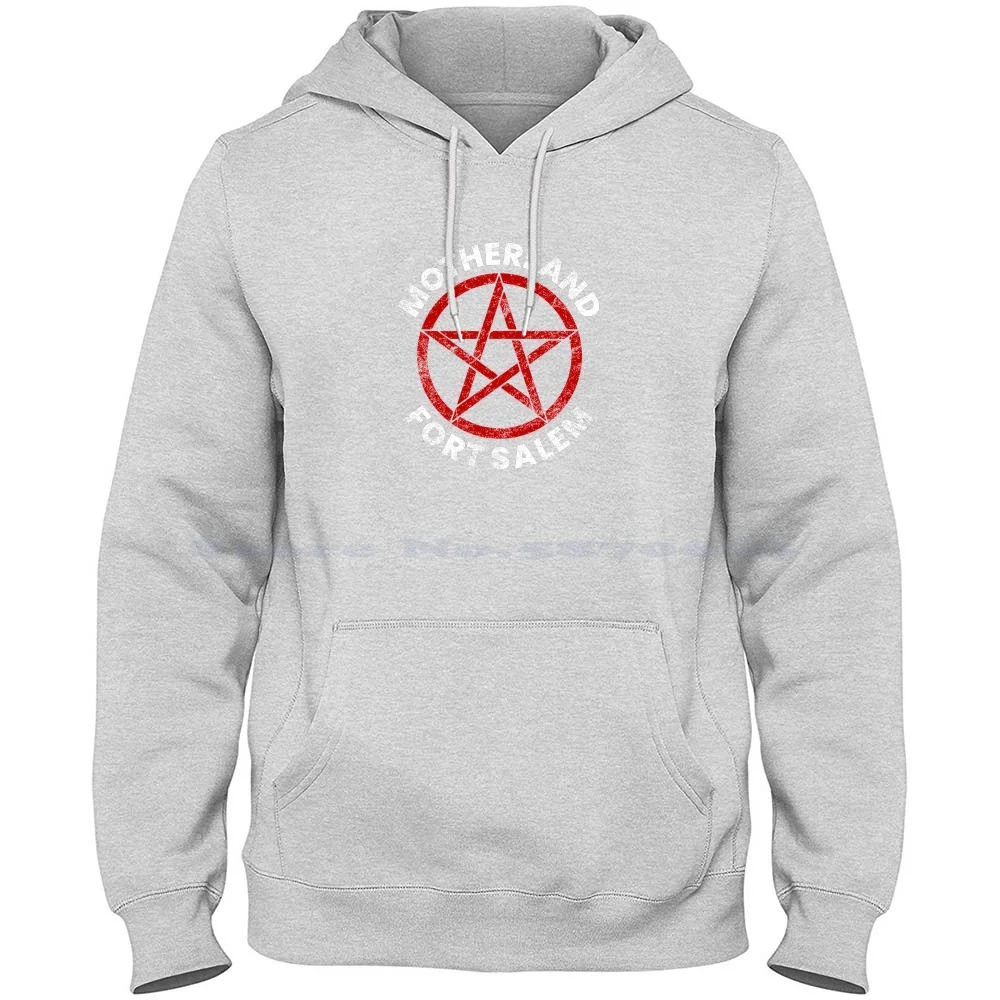 Distressed Motherland : Fort Salem 100% Pure Cotton Hoodie Tshirt Motherland Fort Salem Distressed Mfs Witch Army Pentagram