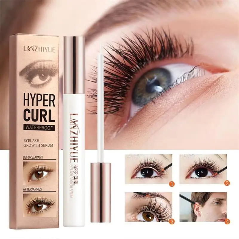 Siero naturale per la crescita rapida delle ciglia Puro potenziatore delle ciglia Più lungo Più pieno Più spesso Curling Lash Trattamento Prodotti per la cura degli occhi Trucco