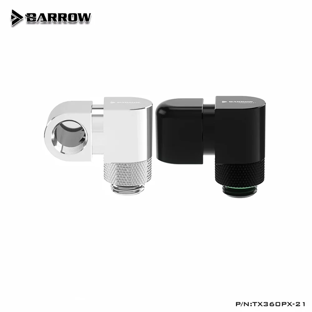 Barrow 90 Angled Fitting 360 Rotary 21mm Offset Connector G1/4 Thread For Construction of water cooling system