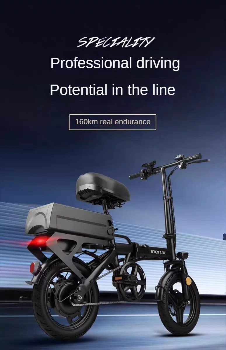 Vélo électrique pliable à portée étendue de 90km, Construction en alliage d'aluminium, conception Portable ultralégère, batterie au Lithium, assistance électrique