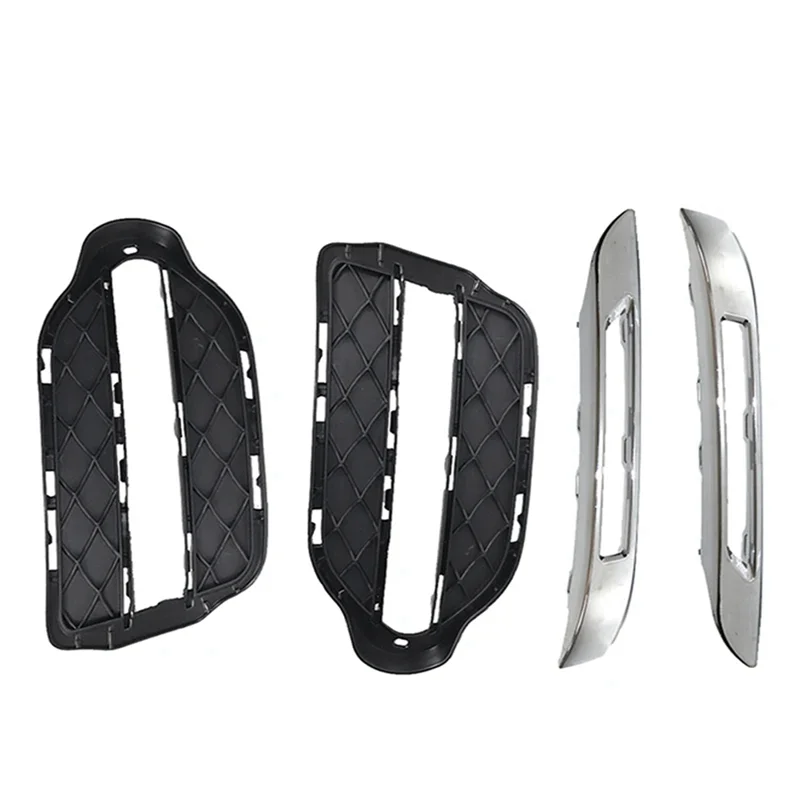 

J1UL1N автомобильный передний бампер, решетка противотуманной фары, крышка для C GLK 2048853474, серебристые, правые детали, аксессуары