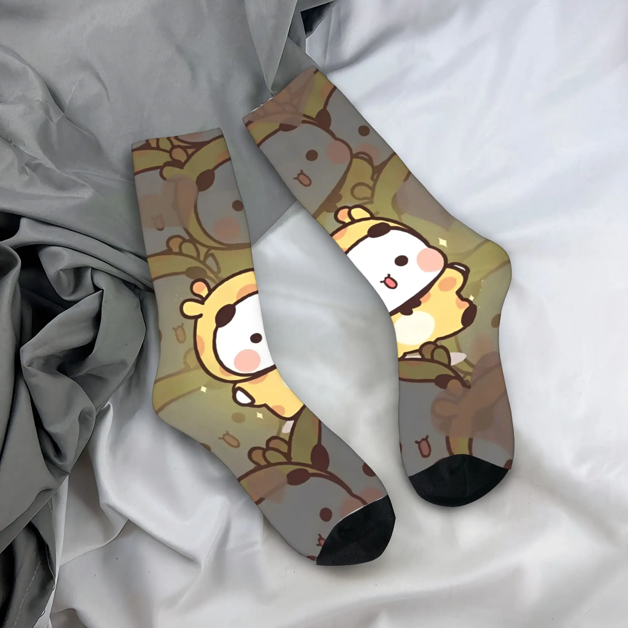 

Носки серии Bubu и Dudu, противопотовые чулки унисекс, мужские высококачественные спортивные носки на открытом воздухе, осенние кавайные носки на заказ