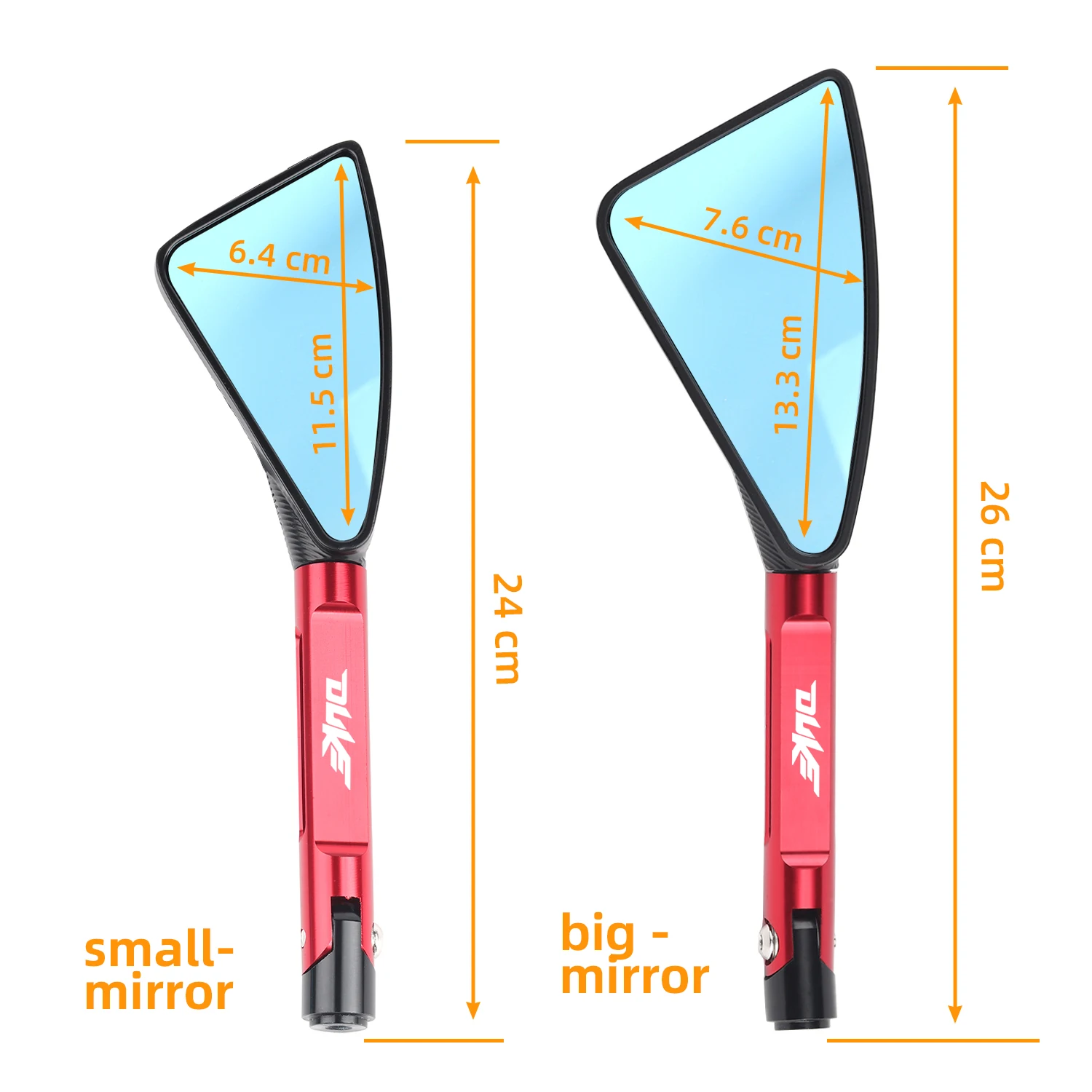 Universal Motorcycle mirror CNC side Rearview for KTM 250 390 200 690 125 DUKE 990 SUPER DUKE R 790 1290 DUKE