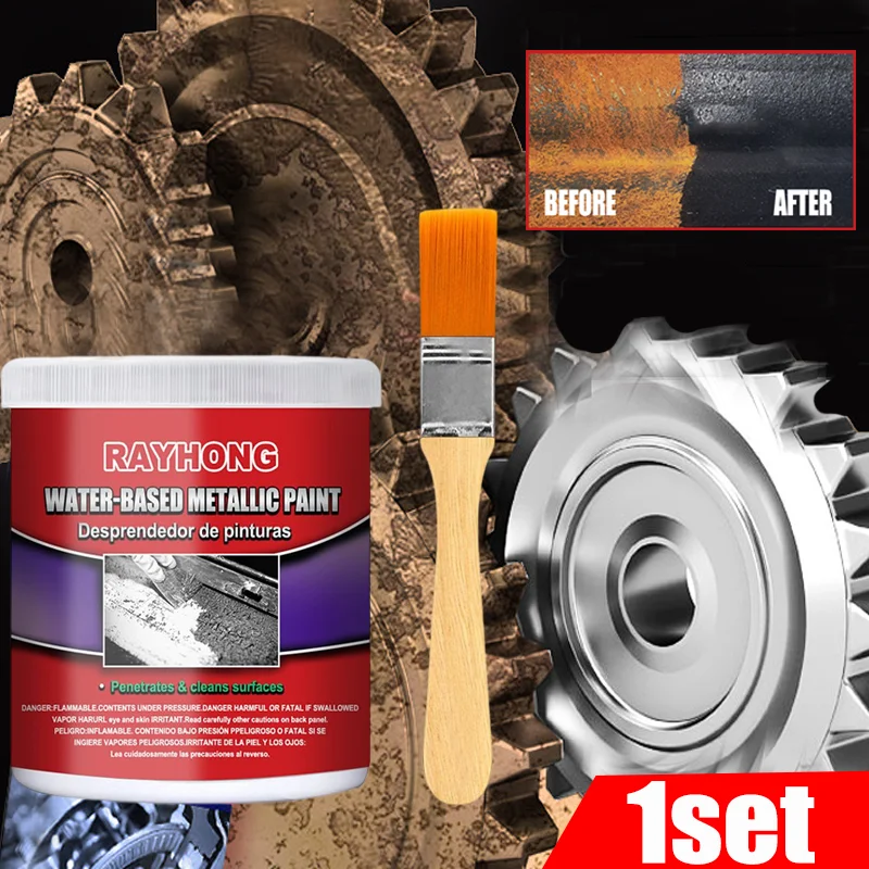 

100ml Car Anti-rust Rust Remover Paste Multi Purpose Chassis Rust Converter Repair Protect Iron Metal Surfaces Maintenance Clean