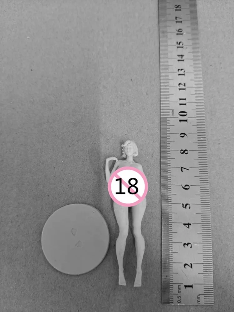 Figurine en résine à l'échelle 1/24, fille orientale mince et gracieuse Nsfw, Kit de modèle à assembler, jouet de Sculpture non assemblé et non peint