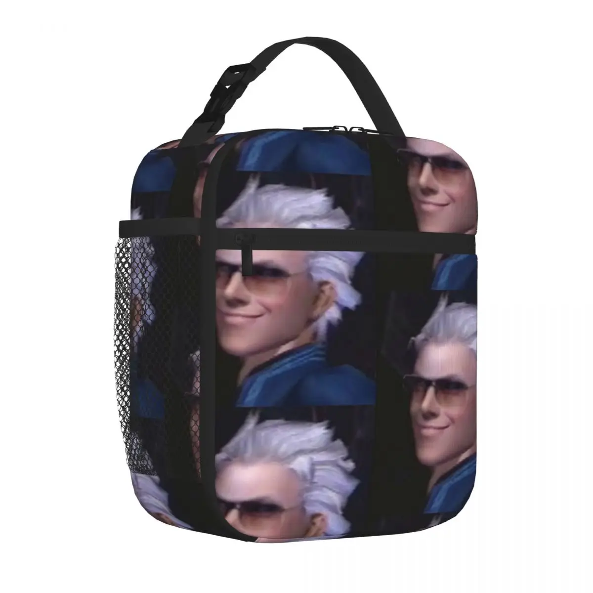 Vergil From The Devil May Cry Series Lunch Bags Insulated Bento Box Portable Lunch Tote Resuable Picnic Bags Cooler Thermal Bag