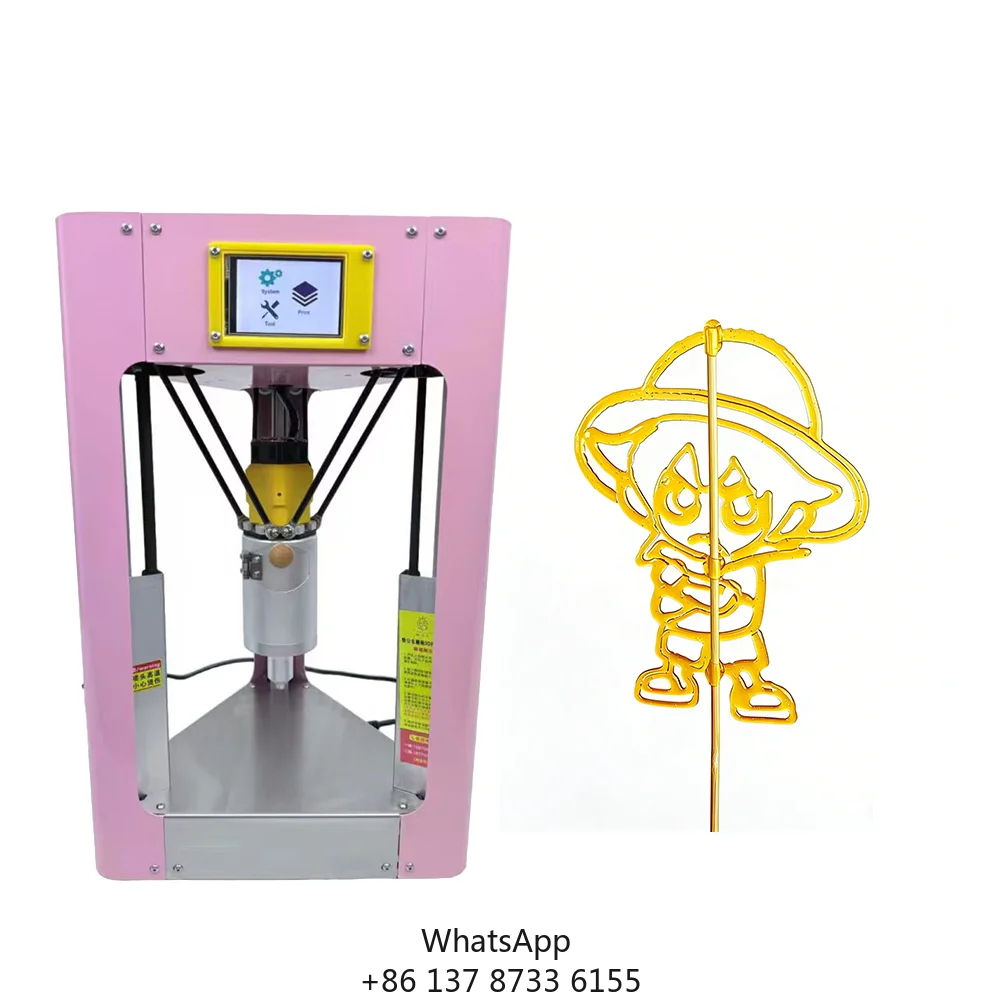 Precision Engineered Cost Effective Artisan Shop Handmade Custom Sugar Art Food Grade FDM Portable 3d Printer Candy
