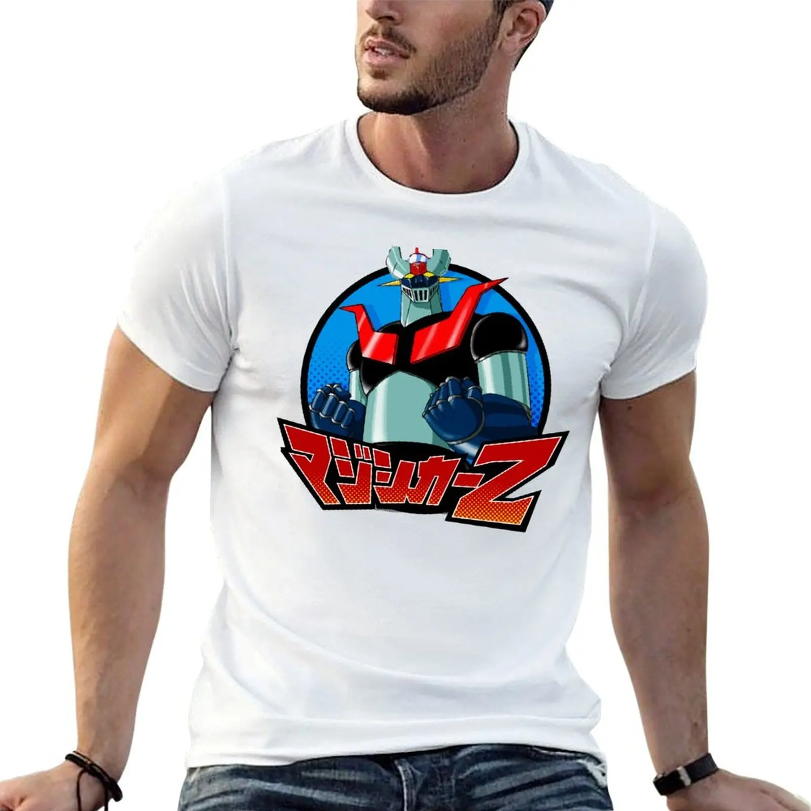 

Mazinger-Z T-Shirt cotton t shirt pack black cotton t-shirt plain for man package anime t shirts oversize T-shirt