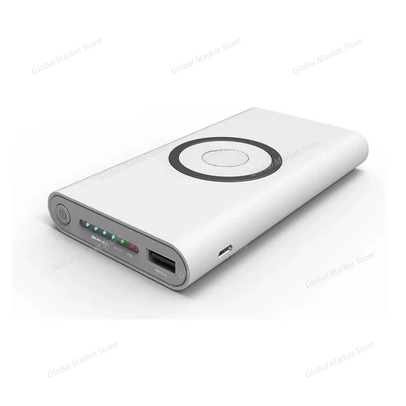 

Беспроводное зарядное устройство «три в одном» Power Bank MAh Ультратонкий аккумулятор большой емкости